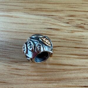 Retired Pandora Tree of Life Charm - 14k gold and sterling silver